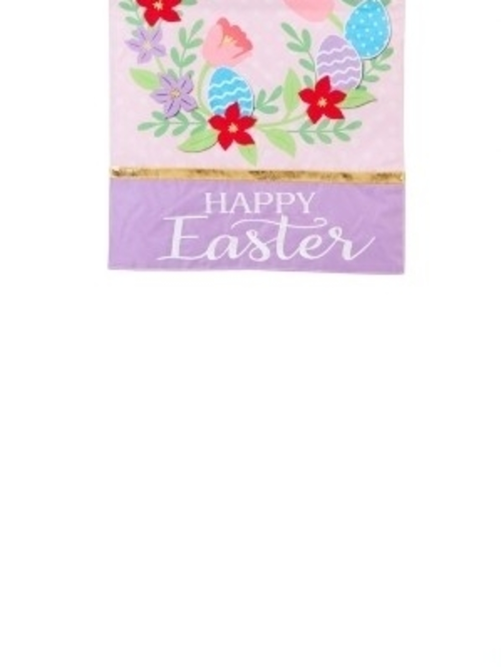 Creekside 12.5x18 Happy Easter Floral Garden Flag